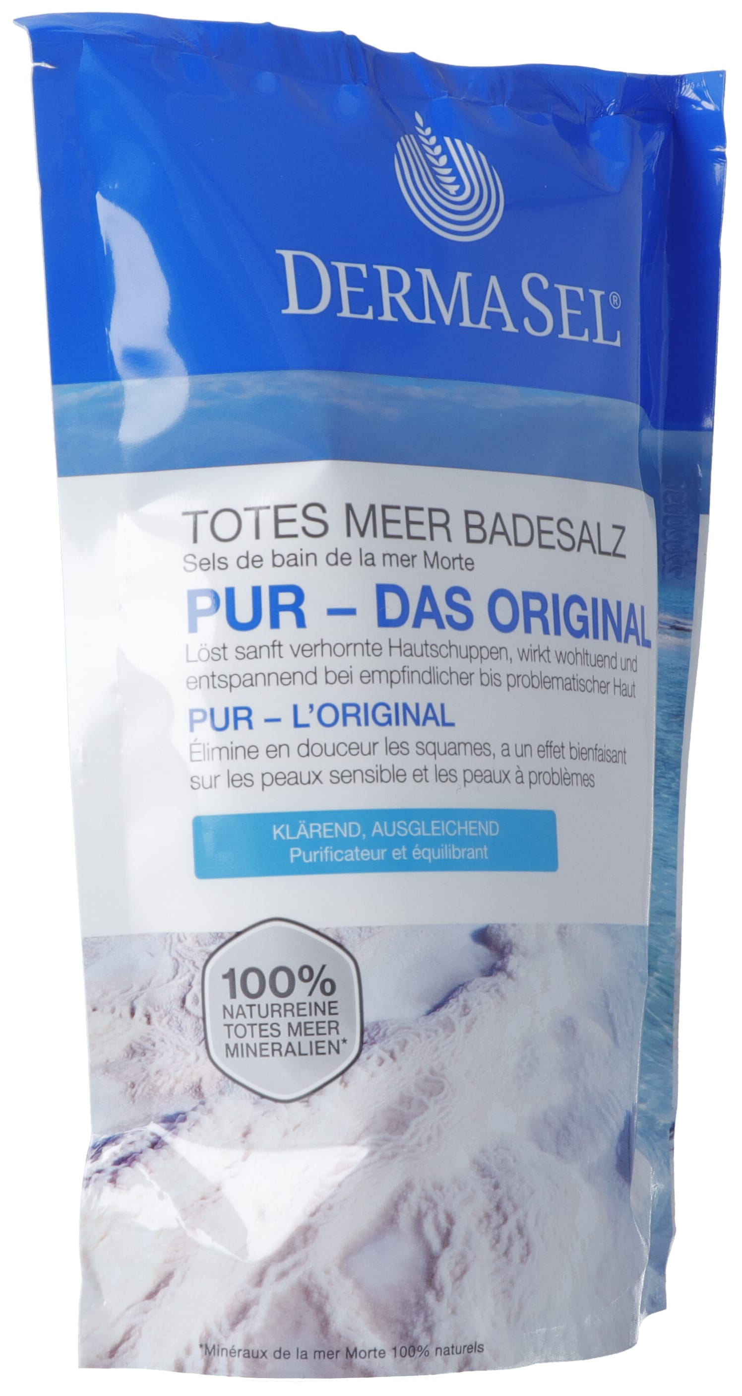 DERMASEL sel de la mer morte PUR a/f sach 500 g