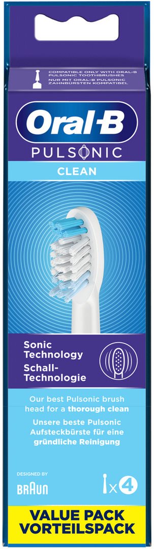 Oral-B Pulsonic Clean Brossettes Dentaires | Lot 4 Pièces
