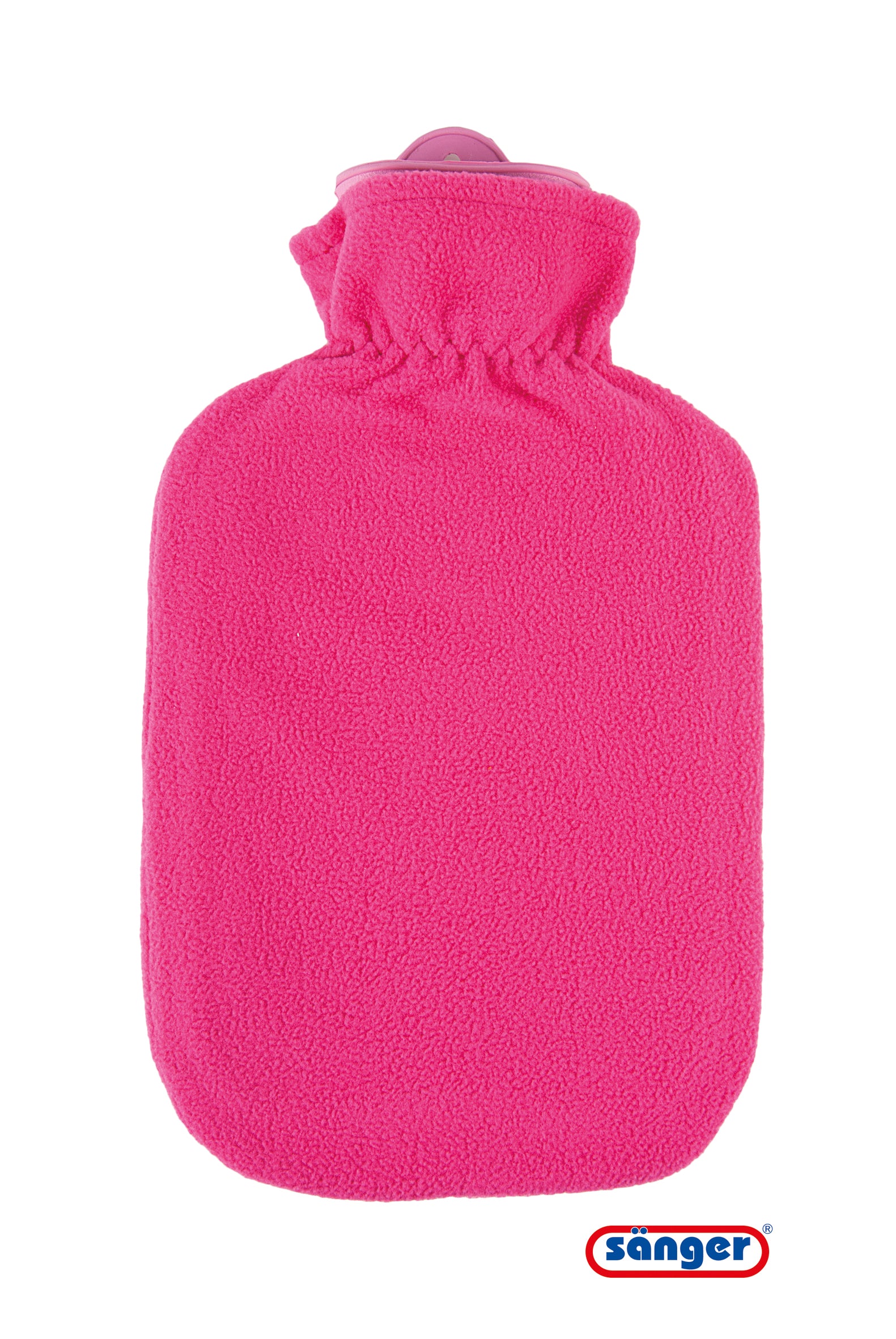 SÄNGER Bouillotte Caoutchouc 2L Rose Bonbon Douceur Hivernale | Confort Thermique