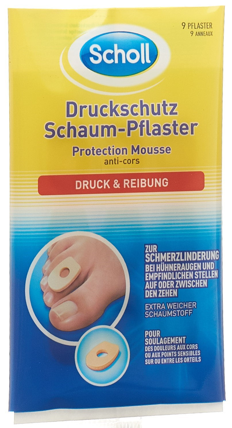 Scholl Protection Anti-Cors aux 9 Coussinets Mousse | Confort & Soulagement