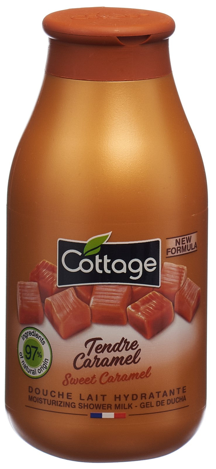 COTTAGE Douche Lait Caramel Douceur 250 ml