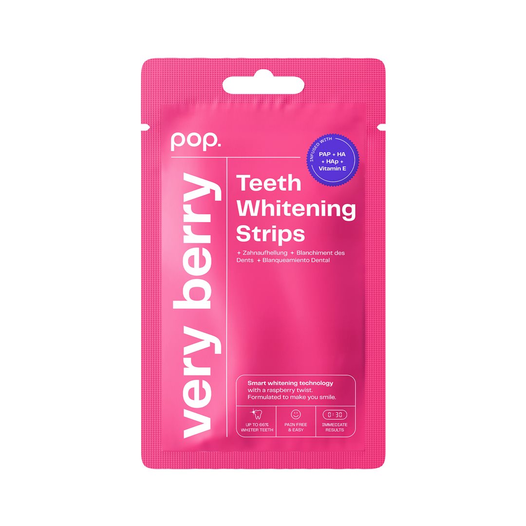 SMILEPEN Pop Bandelettes Blanchissantes Dents Éclatantes | 7 x 2 pièces