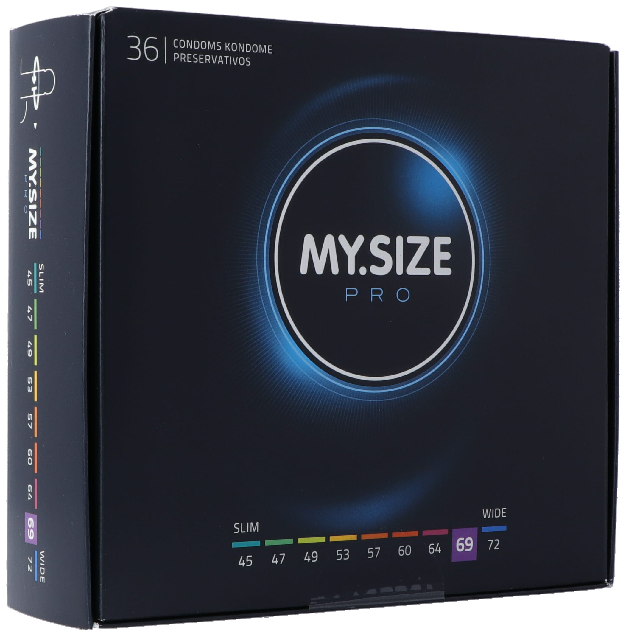 MY SIZE PRO Préservatifs XL 69mm Confort & Sécurité | Boîte 36 Unités