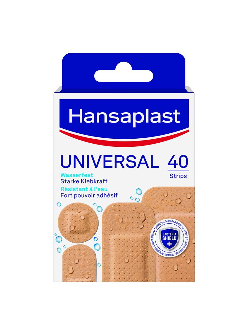 HANSAPLAST Pansements Universels Résistants | 40 pièces