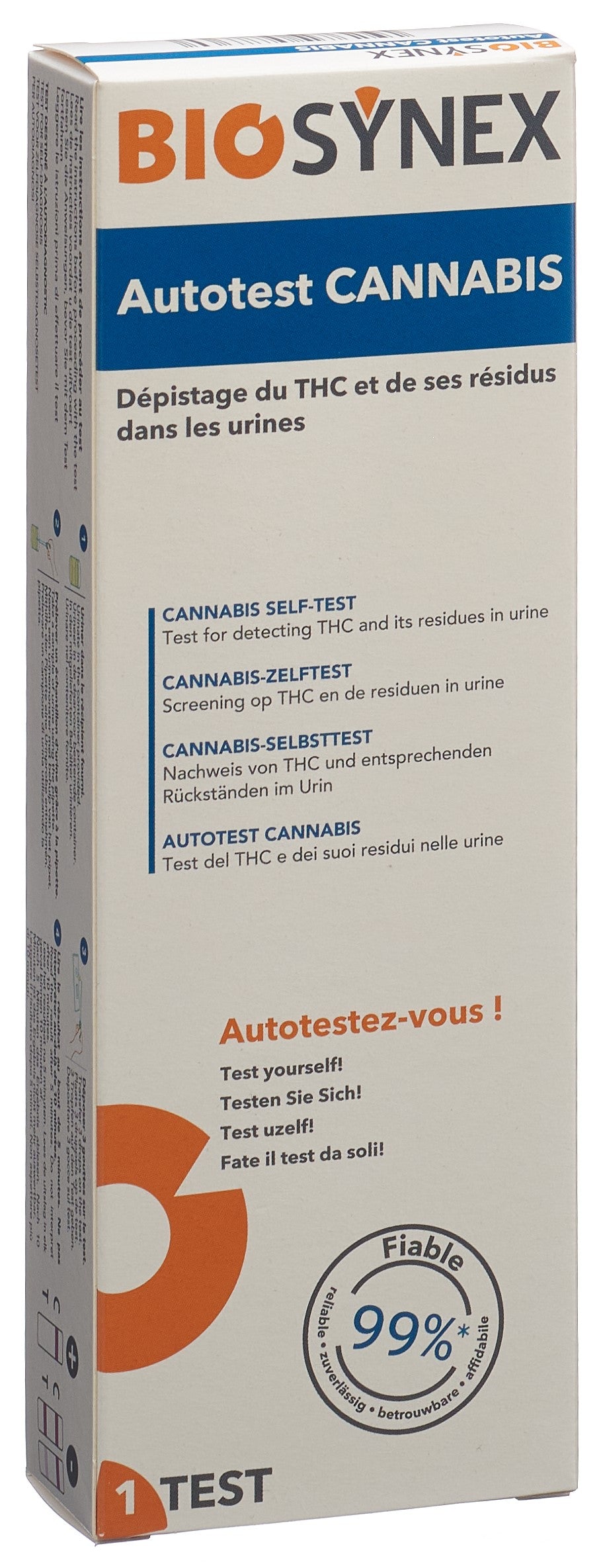 BIOSYNEX Autotest Cannabis : Détection Rapide & Fiable | Test Urinaire