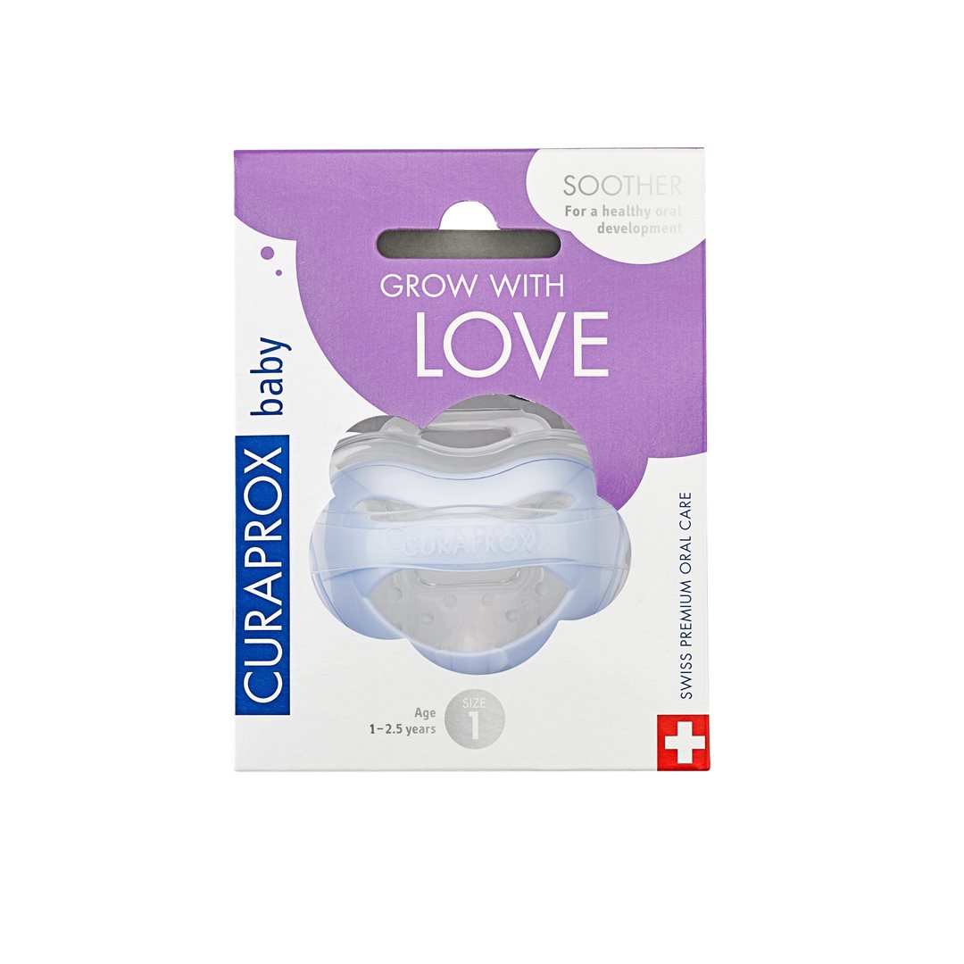 CURAPROX baby sucette Gr1 bleu clair single