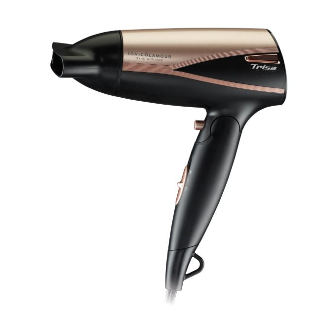 TRISA Ionic Glam Sèche-cheveux Voyage Puissant | Cheveux Doux