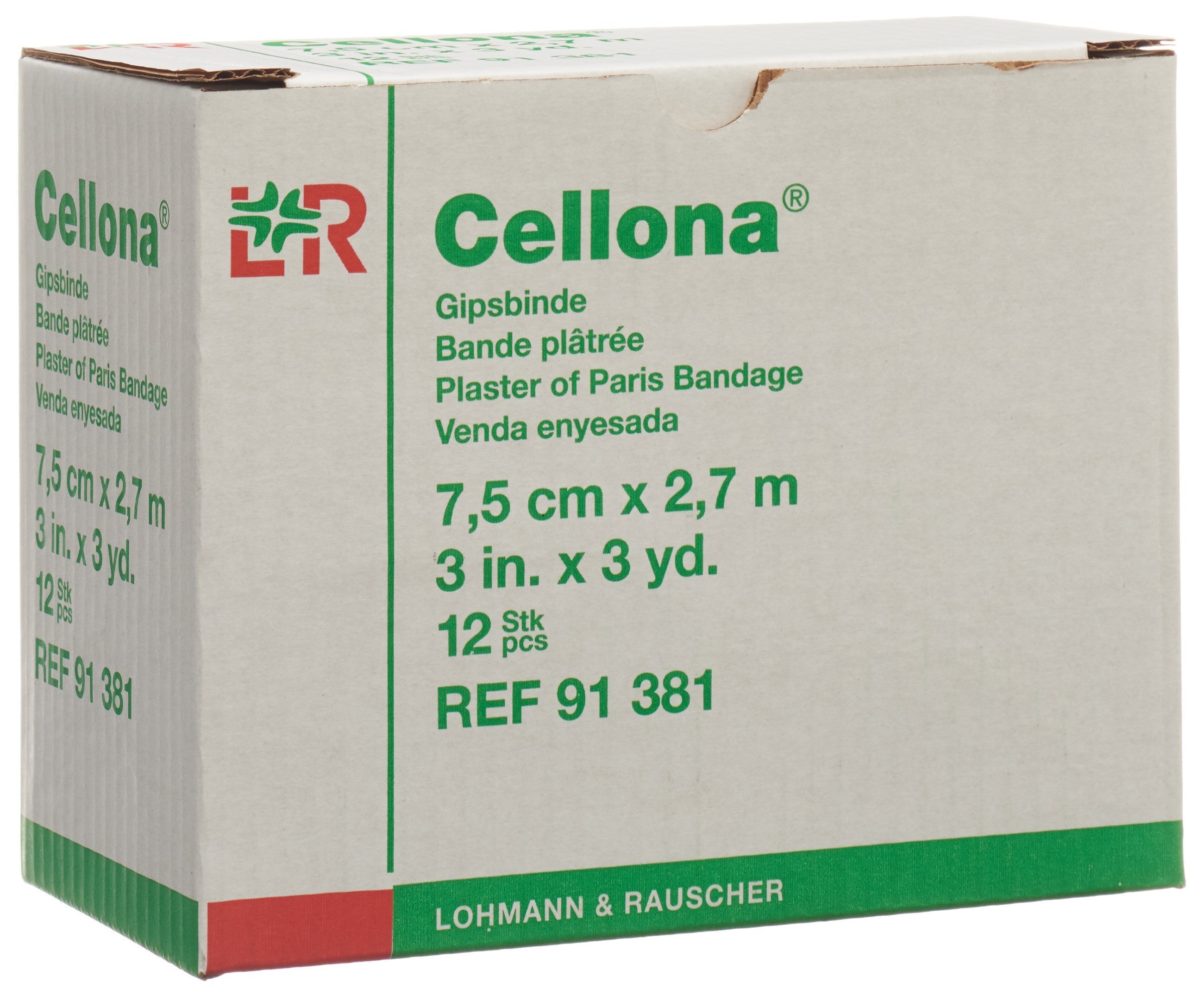 Cellona Bandes Plâtrées Crème 12 Pièces | Immobilisation et Soutien