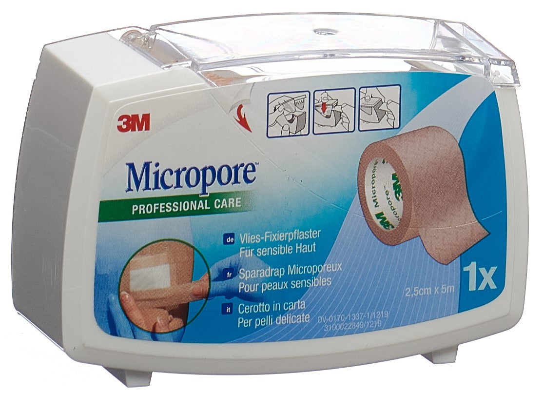 3M MICROPORE VLIES a disp 25mmx5m chair