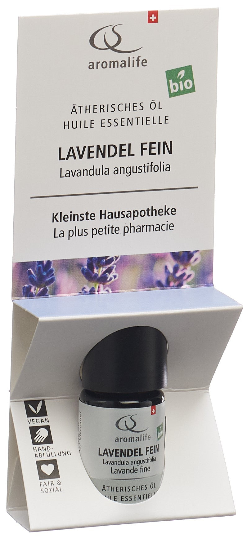 AROMALIFE Huile Essentielle Lavande Fine BIO 5 ml | Apaisant & Relaxant