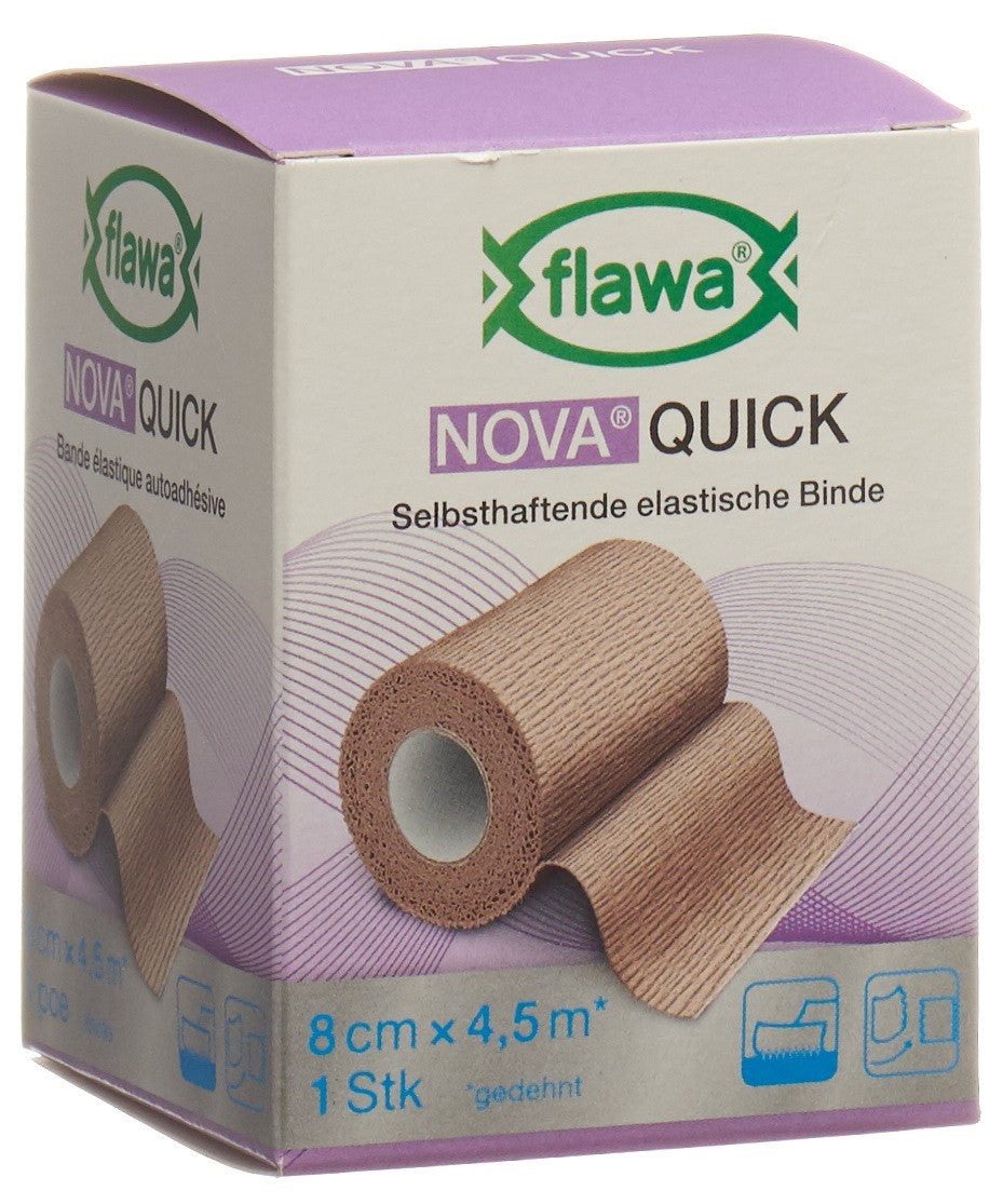 FLAWA NOVA Bande Cohésive 8 cm x 4.5 m | Soin & Maintien Idéal
