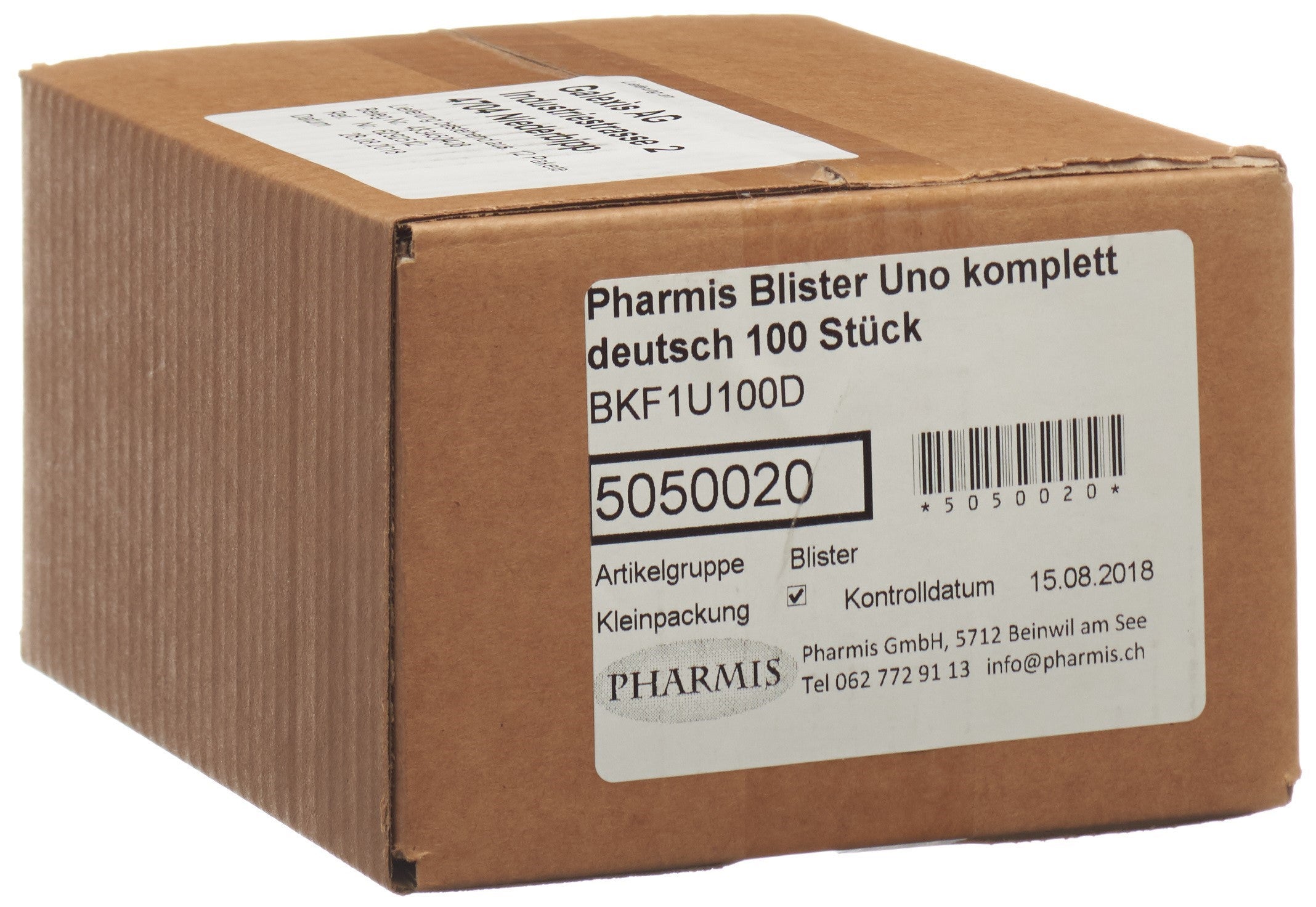 PHARMIS Blister Uno Complet 100 Pièces | Soin Complet