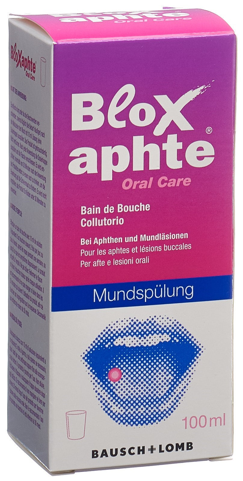 BLOXAPHTE Bain de Bouche Apaisant Soin Buccal 100 ml