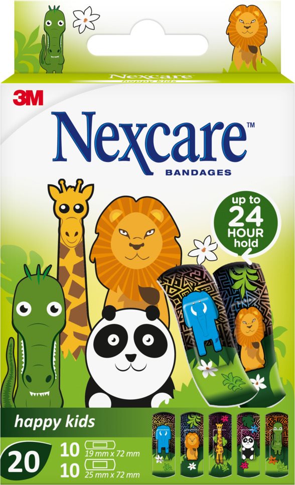 3M NEXCARE pansement enf Happy Kids Animals 20 pce