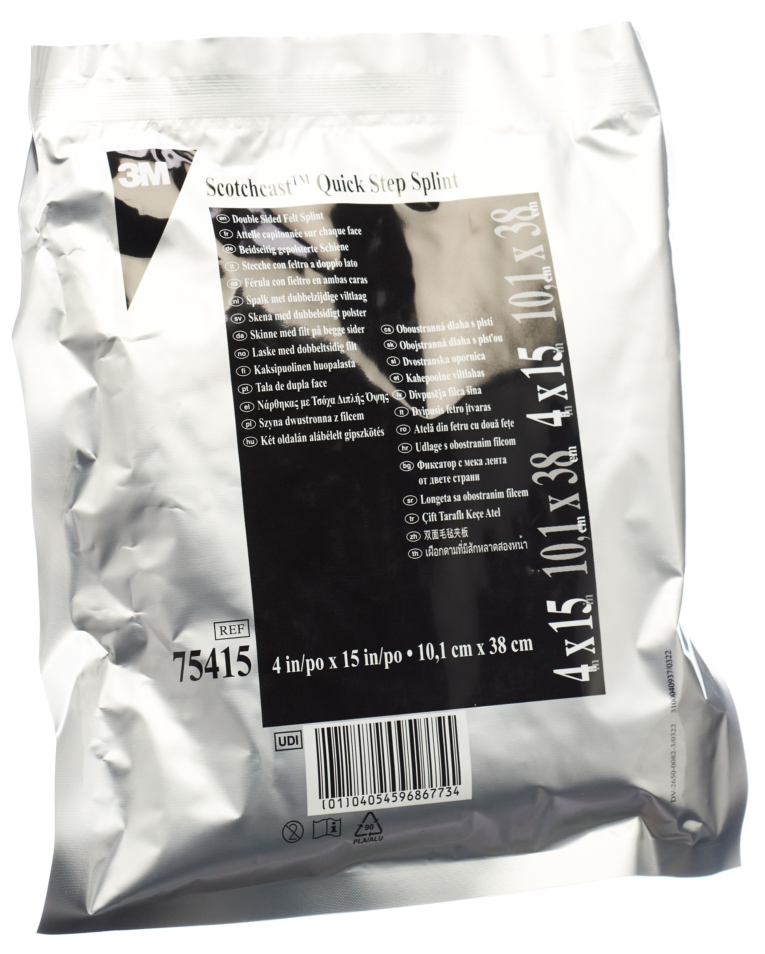 3M Scotchcast Quick Step Splint 10.1x38.1cm