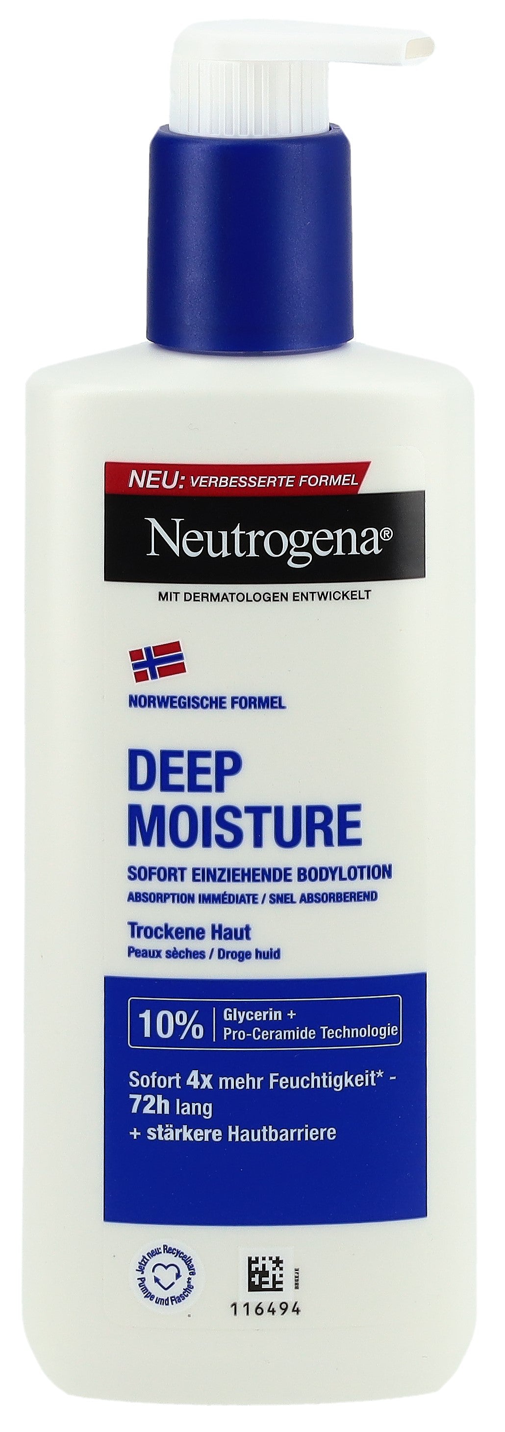 Neutrogena Lait Corps Hydratation Intense 250 ml