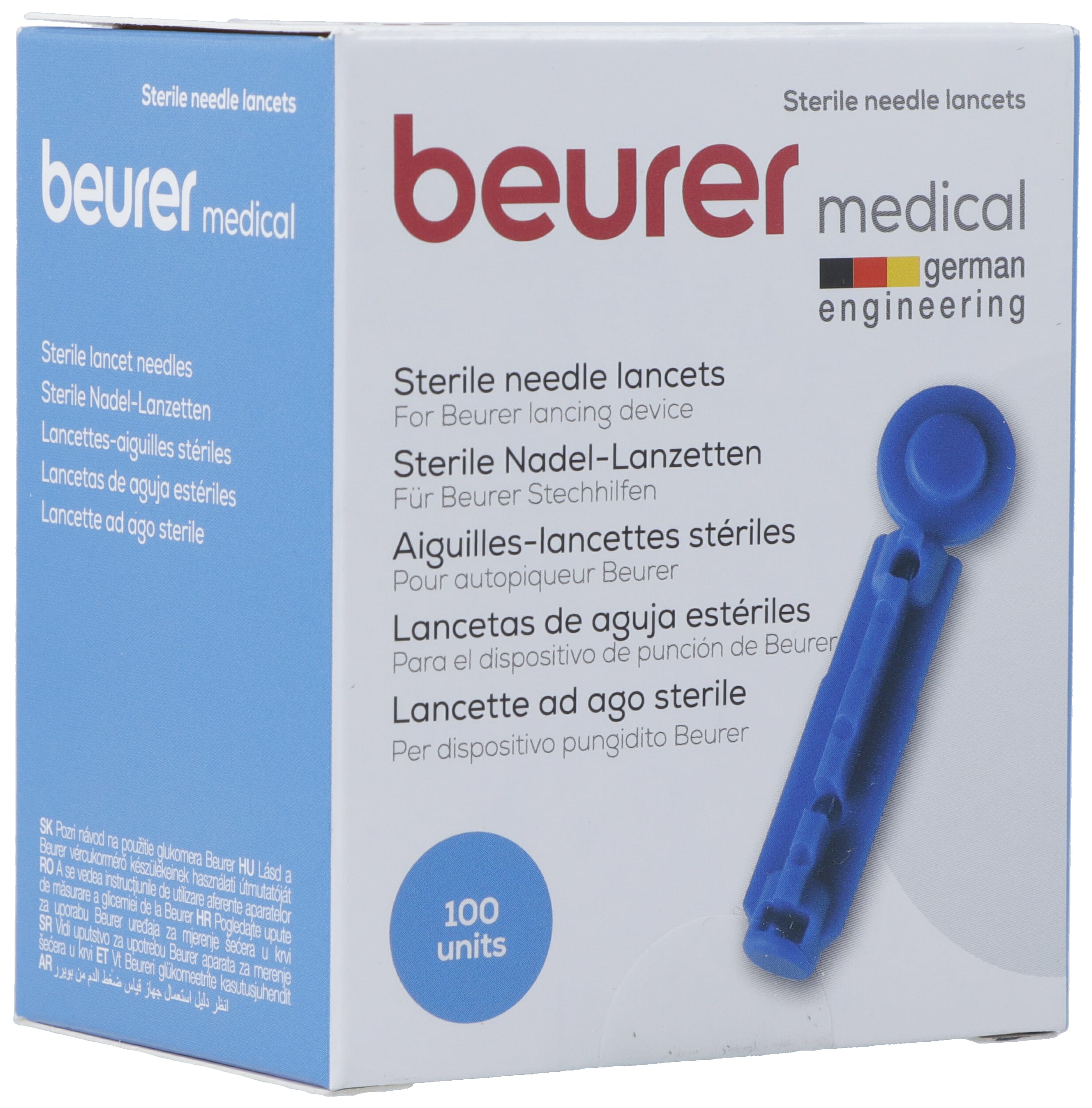 BEURER Lancettes Stériles pour Glycémie | 100 Pièces