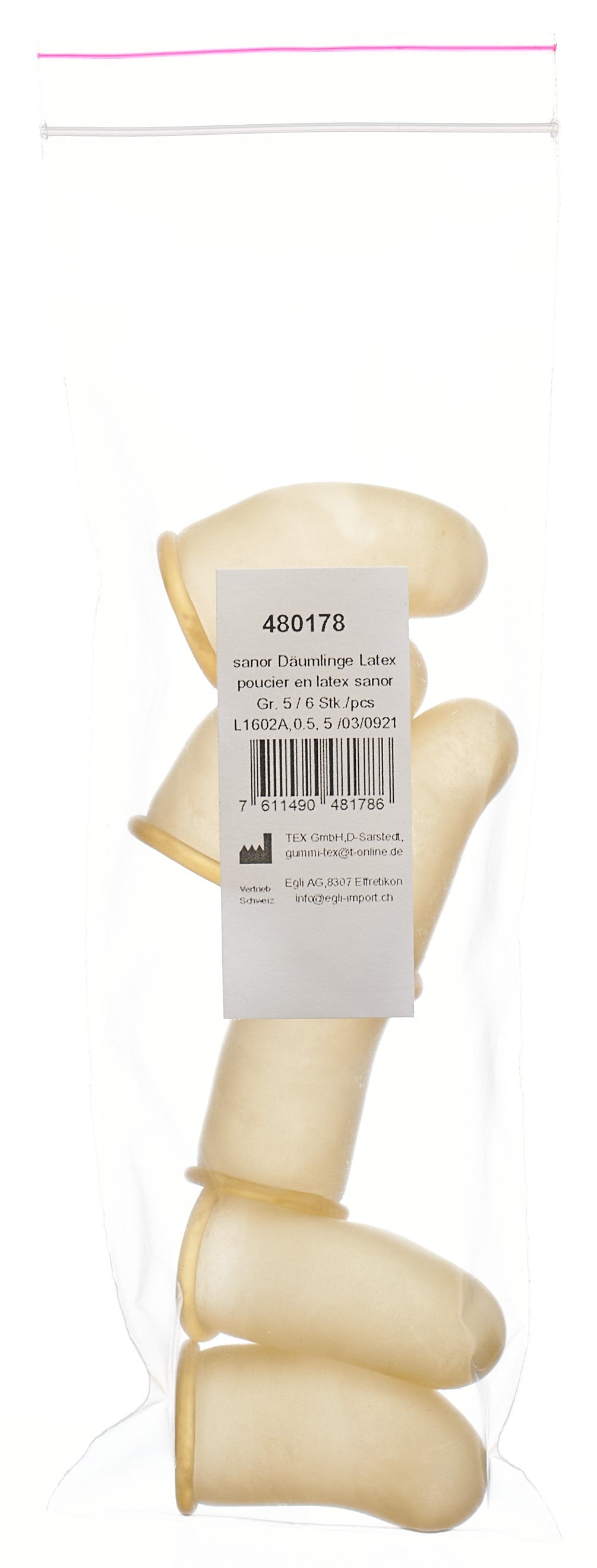 SANOR Poucier Latex Gants Taille 5 Lot 6 | Protection & Confort