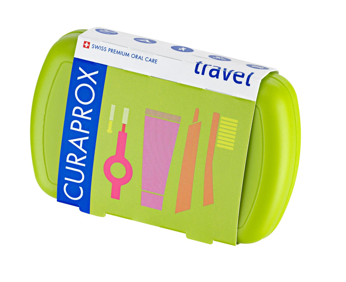 CURAPROX Set de Voyage Brosse à Dents & Dentifrice | Hygiène Bucale Essentielle