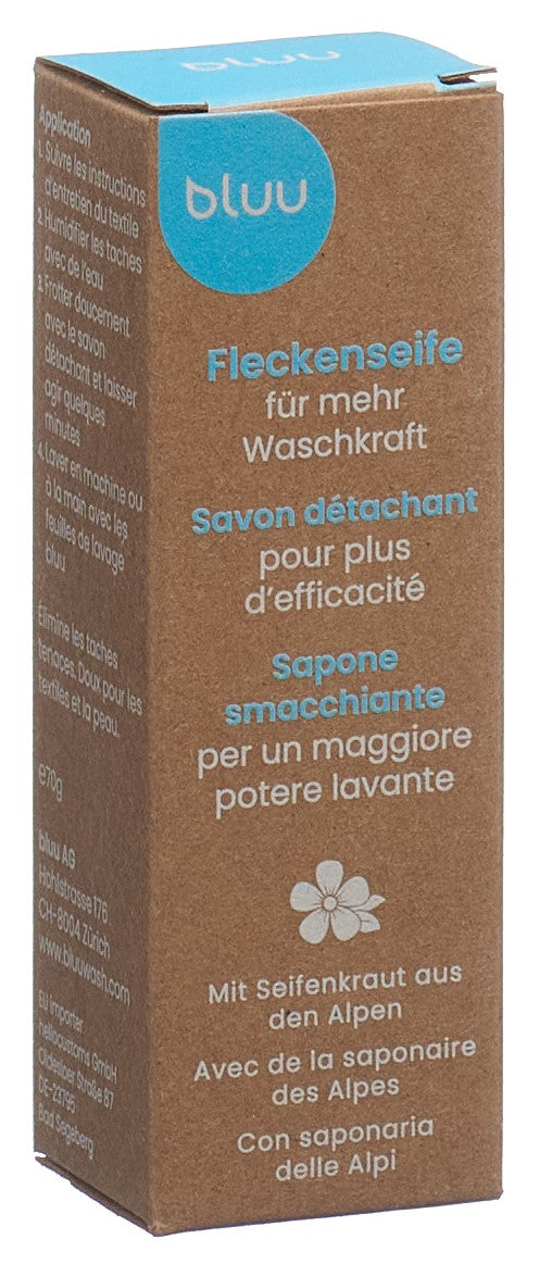 BLUU Savon Détachant Puissant 70g | Nettoyage Efficace