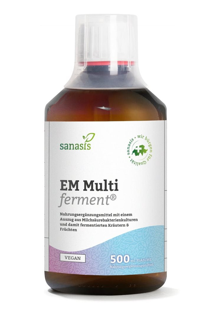 SANASIS EM Multi Ferment Probiotique Bien-être Digestif | 500 ml