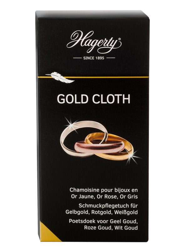 HAGERTY Chiffon Nettoyant Or 30 x 36 cm Brillance Instantanée | Soin Métal