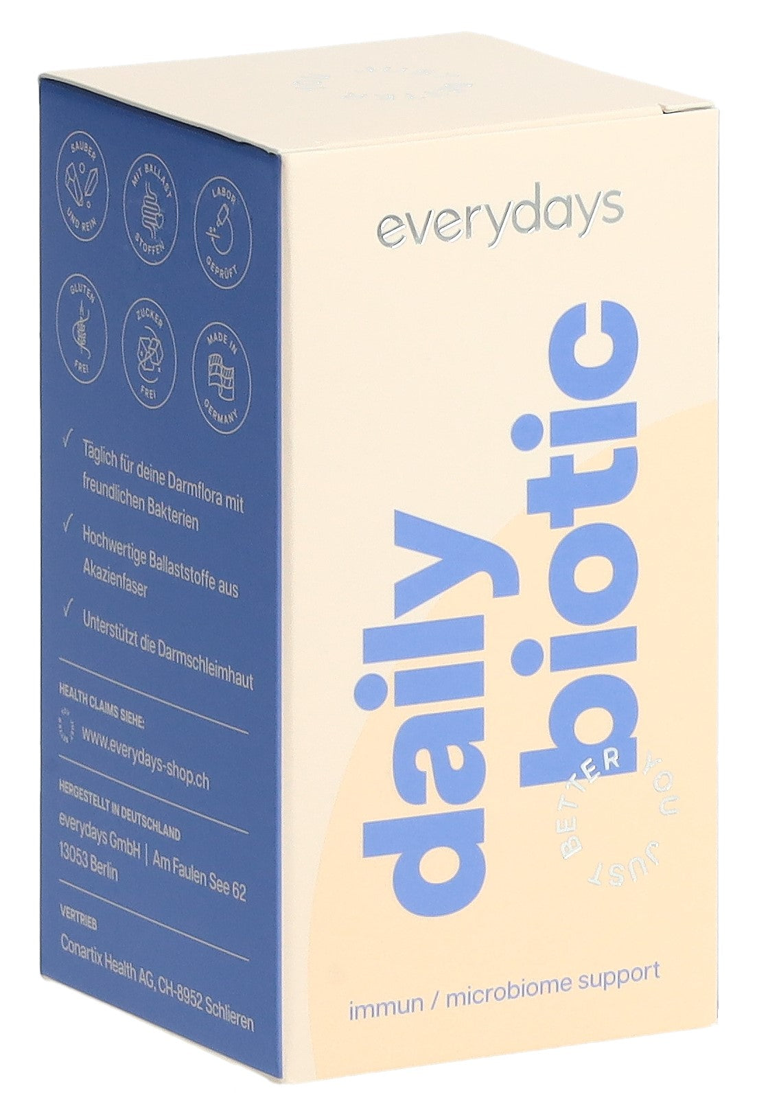 EVERYDAYS Daily Biotic 20 souches 60 gélules | Santé Intestinale