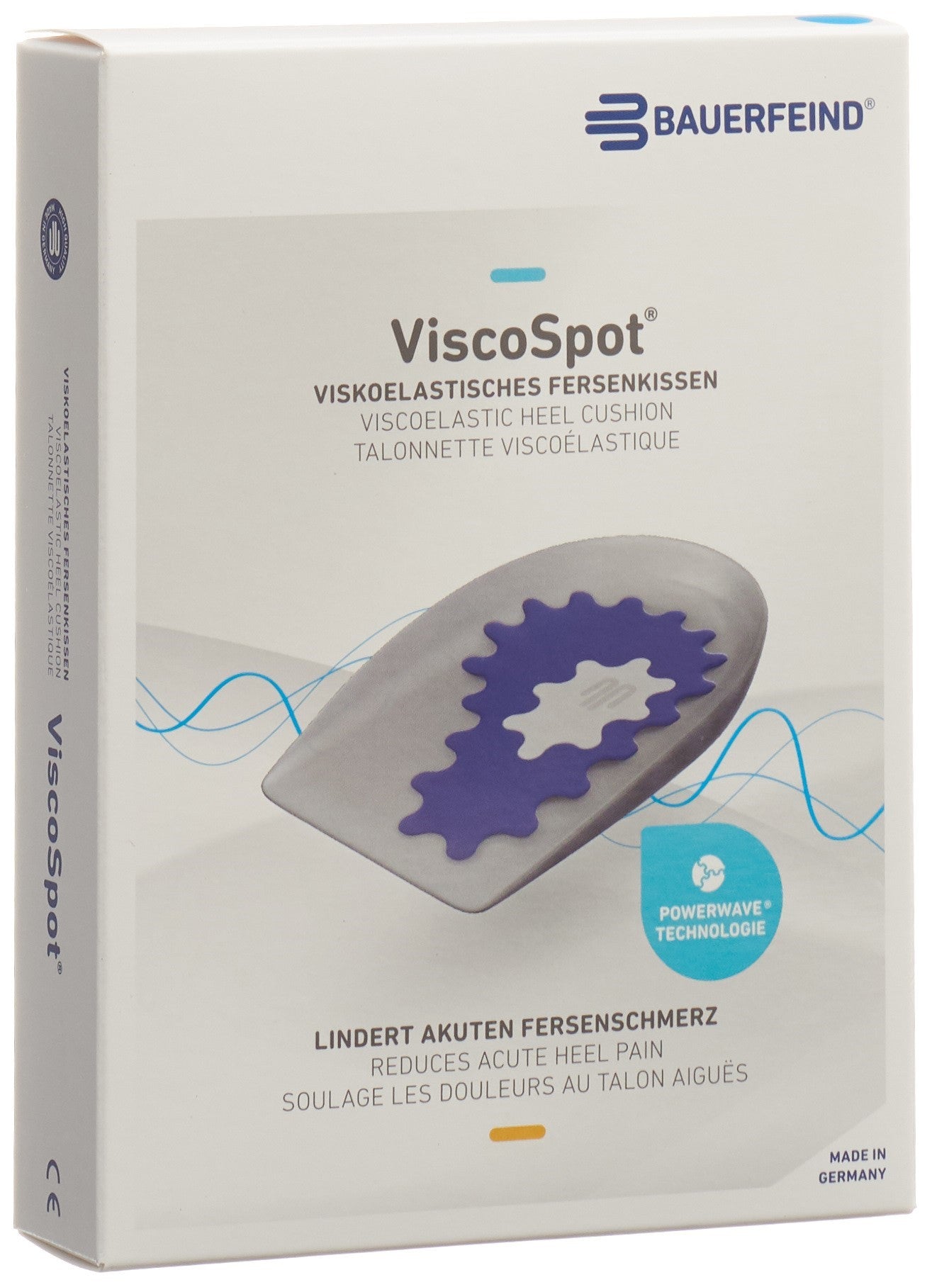 BAUERFEIND ViscoSpot Talonnettes Soulagement Douleur Talons | 1 Paire