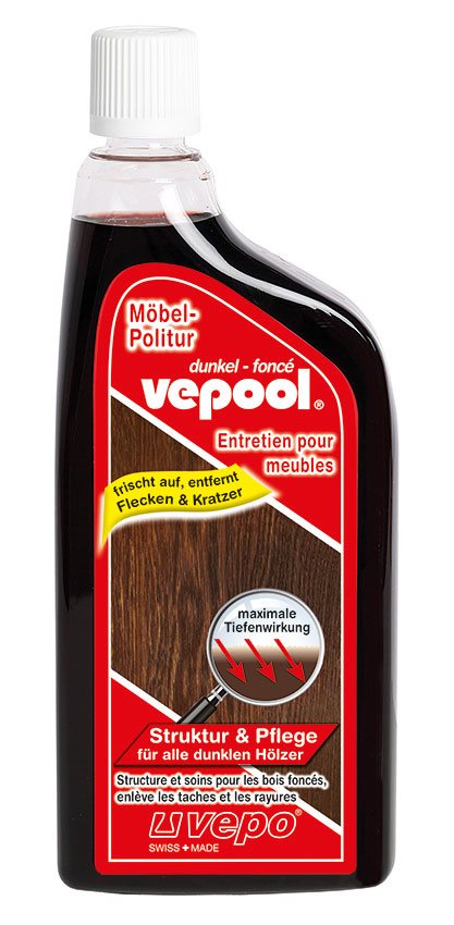 VEPOOL entretien pour meubles liq foncé 300 ml