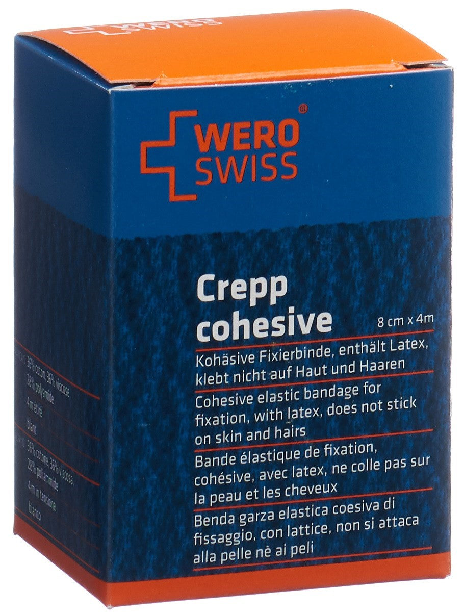 WERO SWISS Lux K-10 bande fixat él 4mx8cm blanc