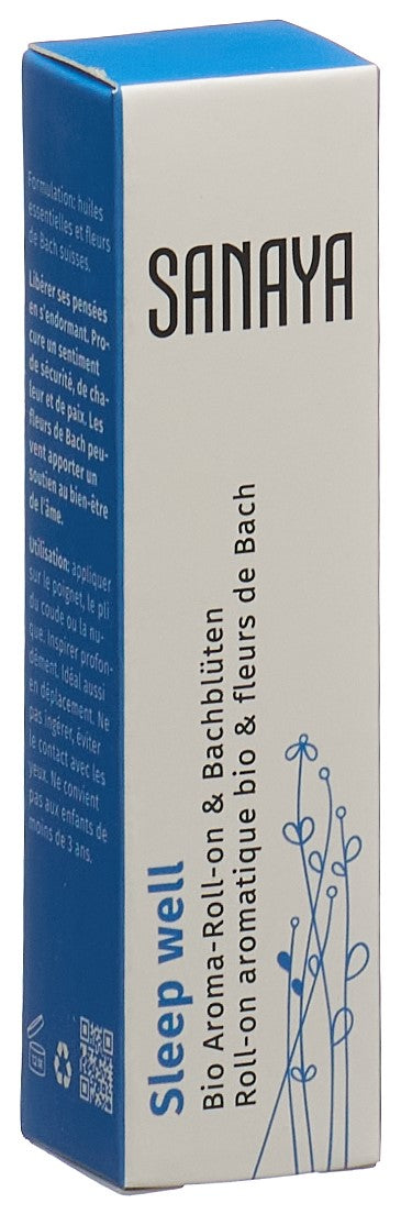 SANAYA Roll-on Sommeil Bio 10 ml | Aide Naturelle au Sommeil