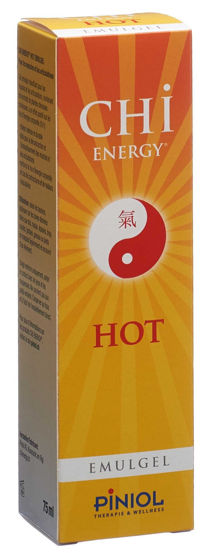 CHI ENERGY Émulsion Chauffante 75 ml | Soulagement Rapide