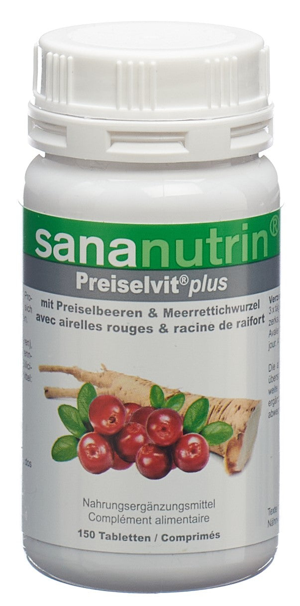 SANANUTRIN Preiselvit Plus Complément Alimentaire | 150 Pièces