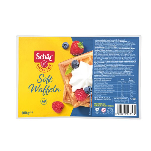 Schär Gaufrettes sans gluten, sans lactose, gourmandes | 100 g