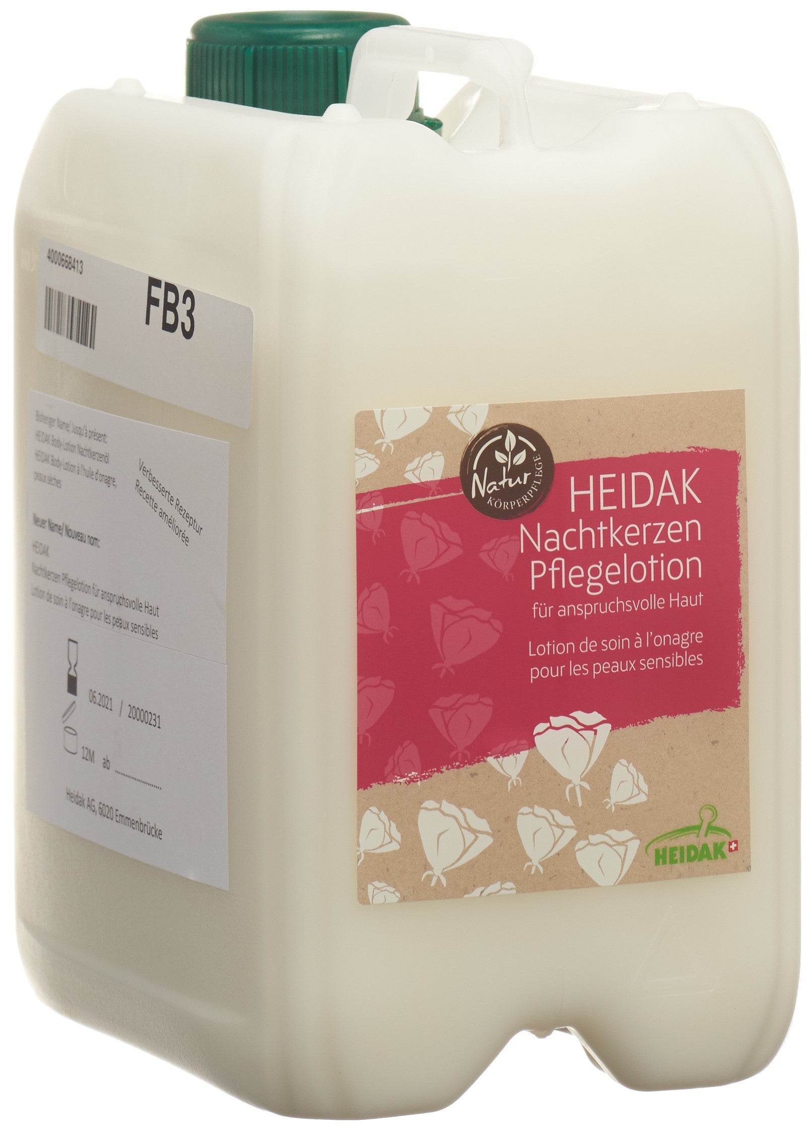 HEIDAK Lotion Onagre Soin Peau Sèche 2.5 kg