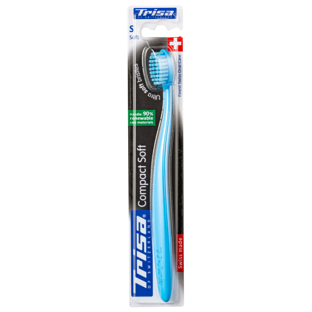 TRISA Brosse à Dents Compact Soft | Douceur & Soin Oral