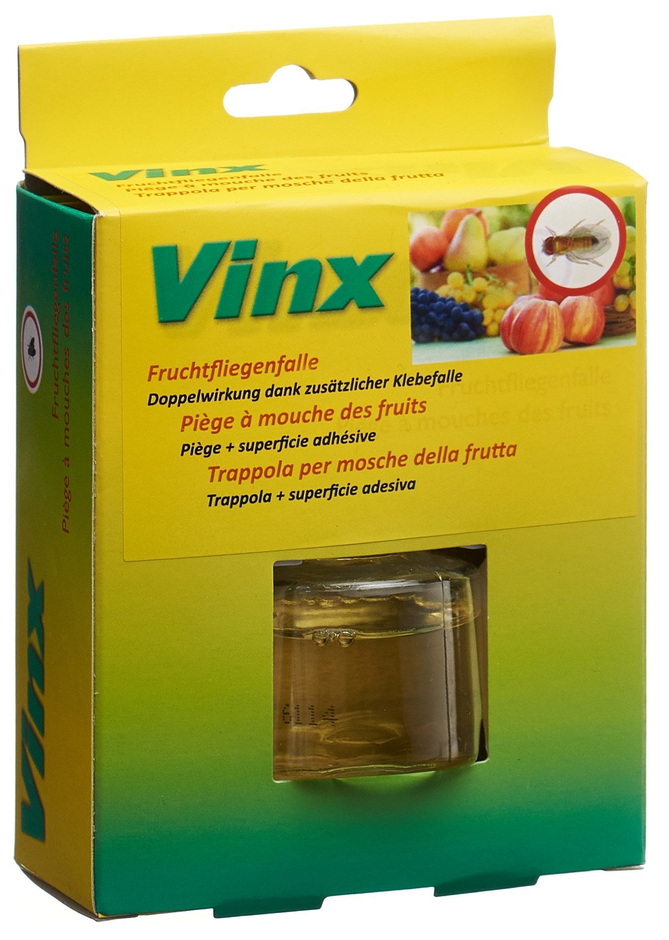 VINX piège p mouche à fruits avec superficie adhés