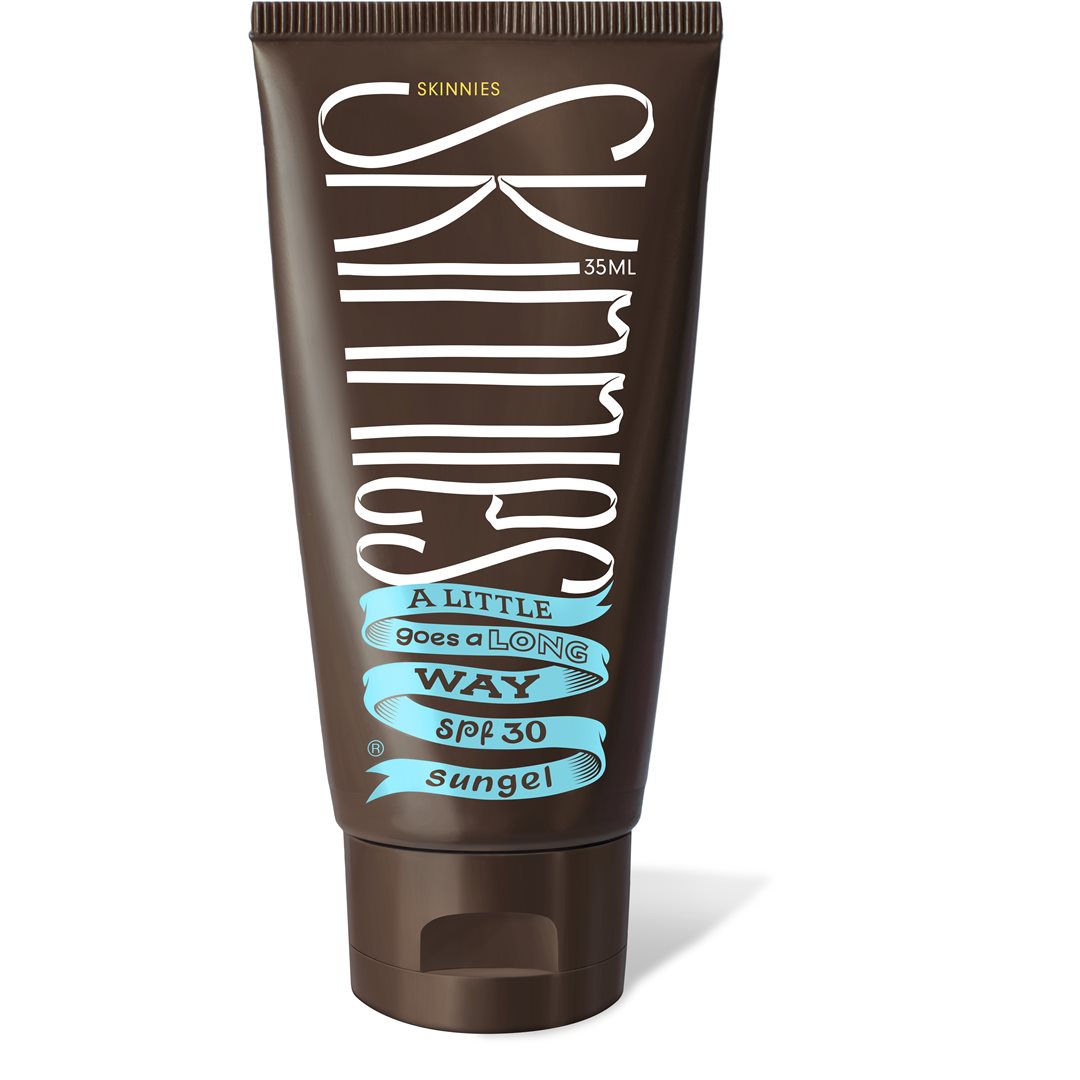 SKINNIES Gel Solaire SPF30 Haute Protection | Tube 35 ml