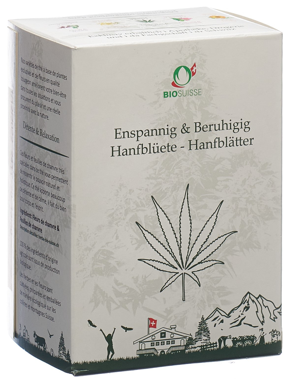 Herba Bio Suisse Tisane Détente Chanvre Bio 20 Sachets | Calme Naturel