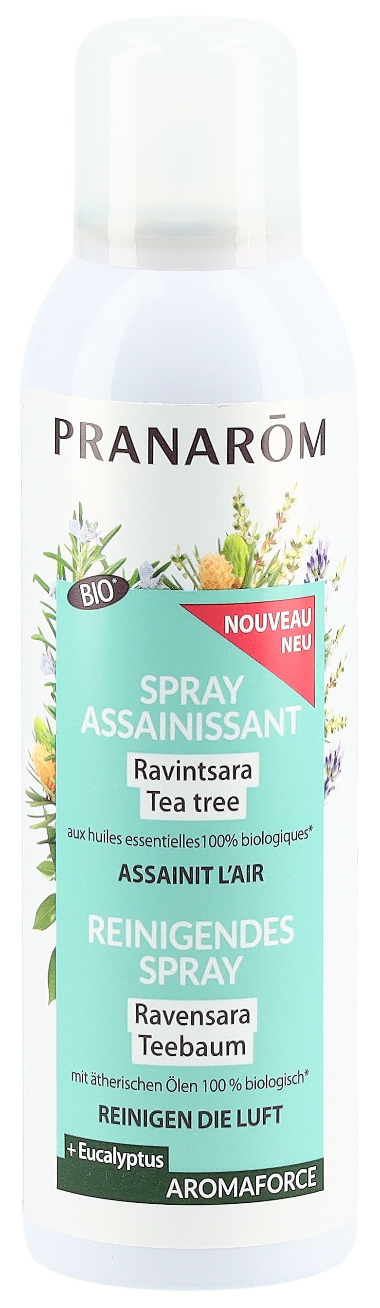 PRANAROM Aromaforce Spray Assainissant Bio 150 ml Purifie l&