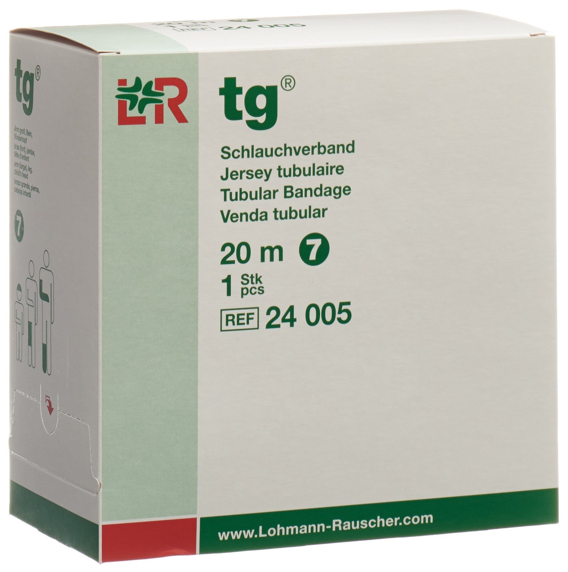 Thuasne TG Bande Tubulaire 7cm x 20m Blanc Confort | Rouleau