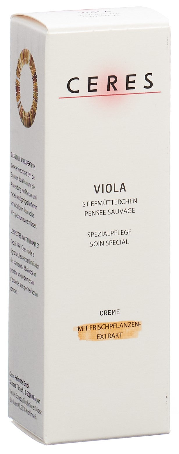 CERES Soin Spécial Viola 50 ml | Peau Sensible Apaisée