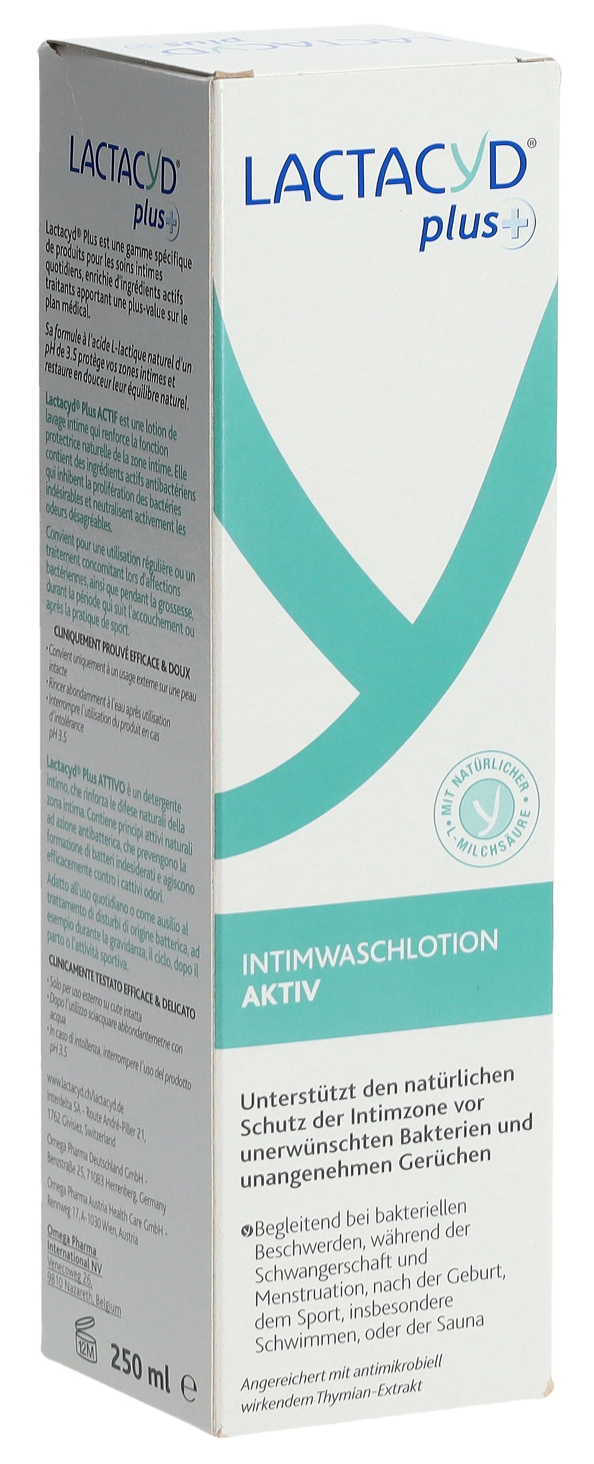 LACTACYD Plus Active Soin Intime Fraîcheur 250 ml