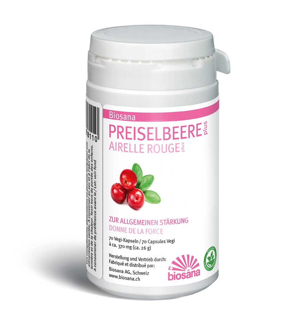BIOSANA Cranberry Plus 70 gélules | Bien-être urinaire