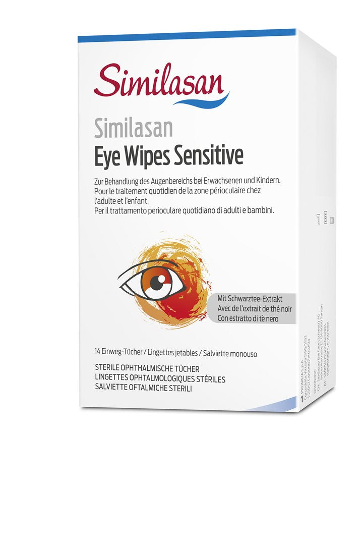 Similasan Lingettes Nettoyantes Yeux Sensibles 14 Lingettes | Apaisant