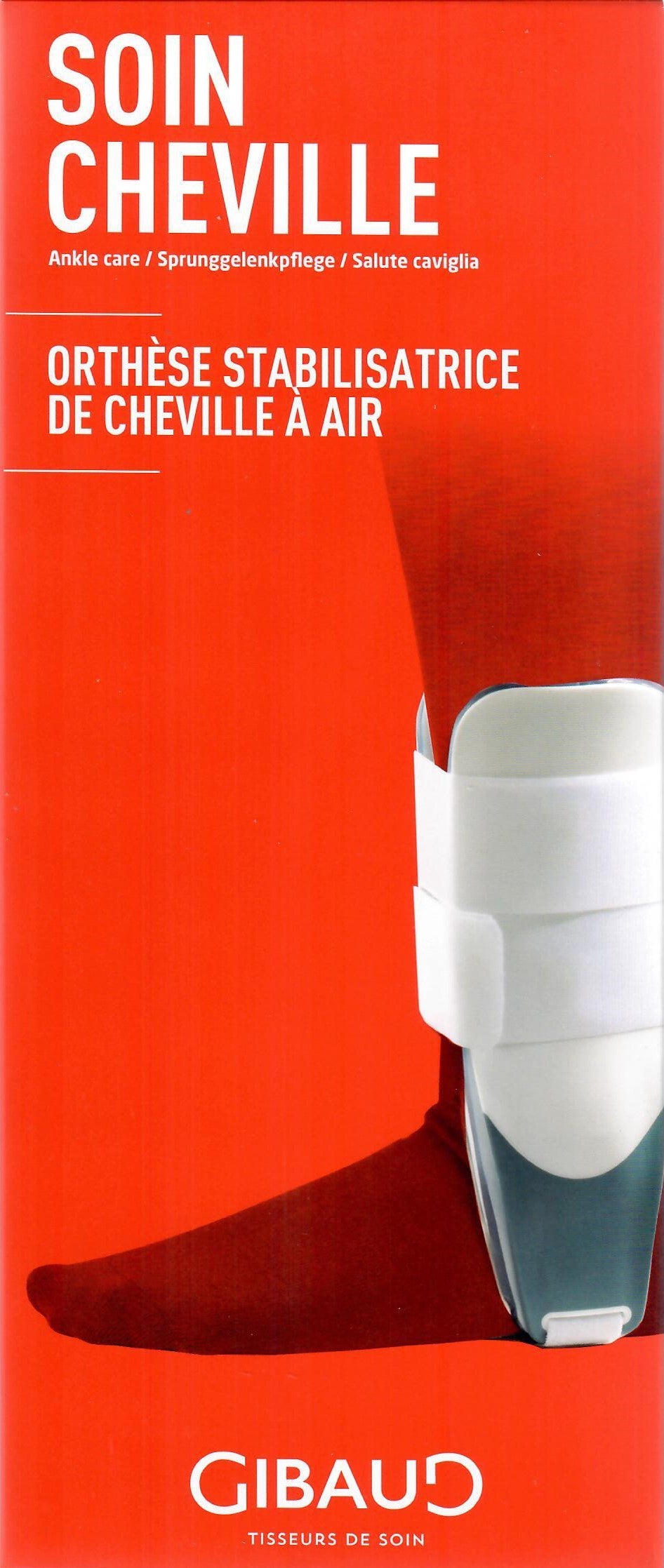 GIBAUD Orthese Cheville Stabilisatrice Air | Soutien et Confort