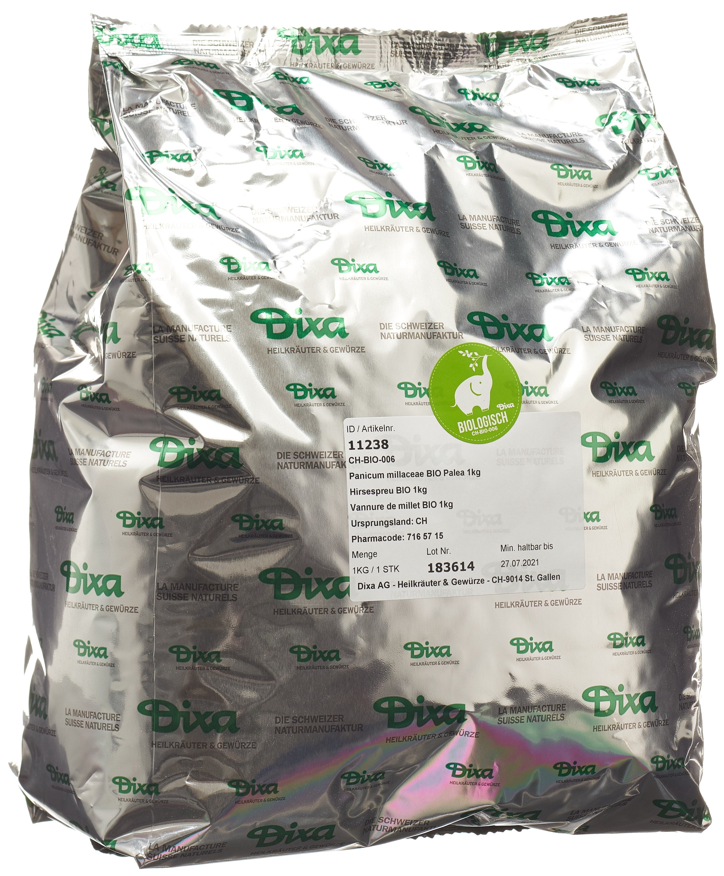DIXA Millet BIO 1 kg | Aide à la digestion et bien-être intestinal