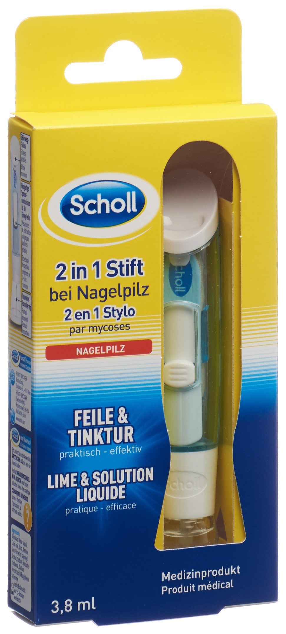 Scholl Stylo Anti-Mycose 2en1 Pieds & Ongles | Traitement Efficace