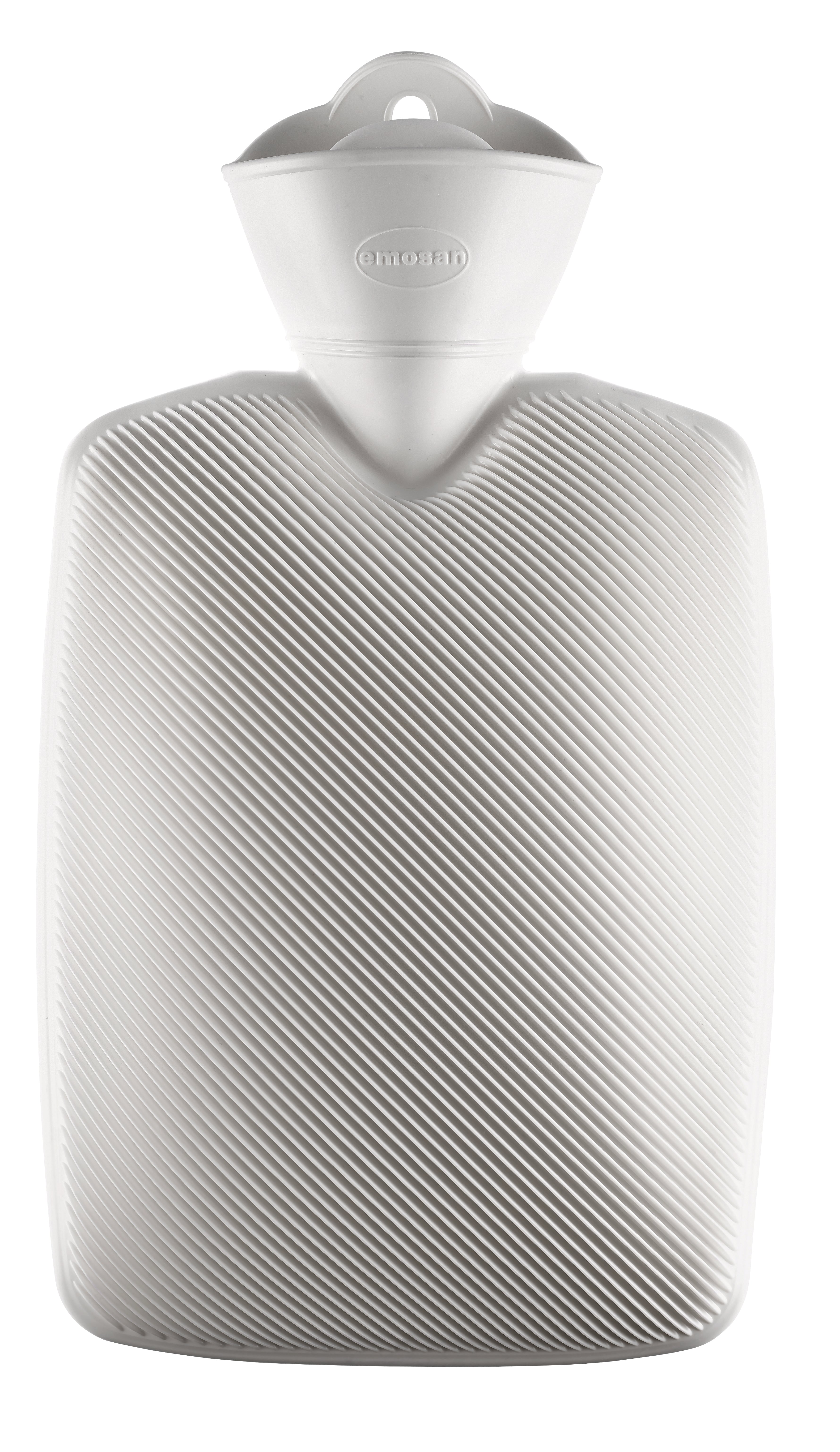 EMOSAN Bouillotte Demi-Lamelles Blanc : Confort Chaleur Apaisant | 2L