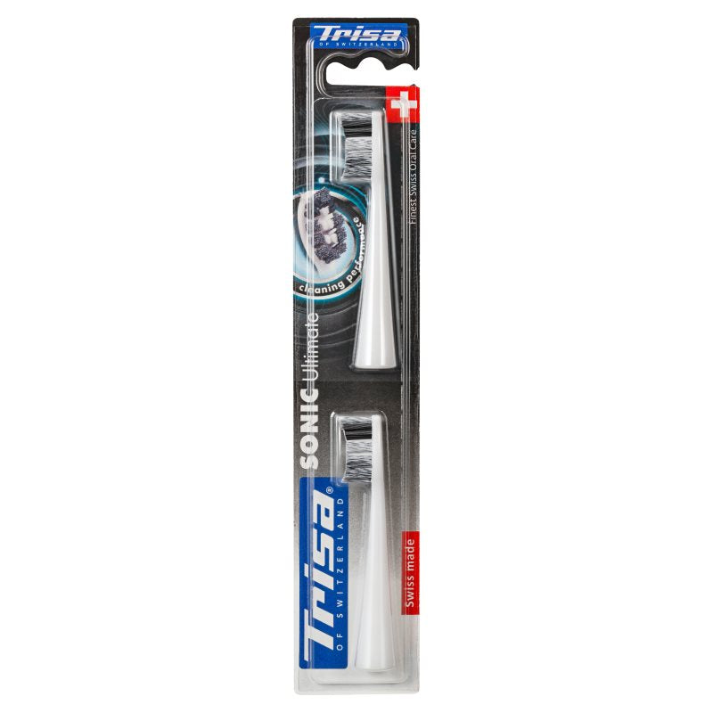TRISA Sonic Ultimate Kit Remplacement Brosse à Dents Électrique | 2 Brossettes